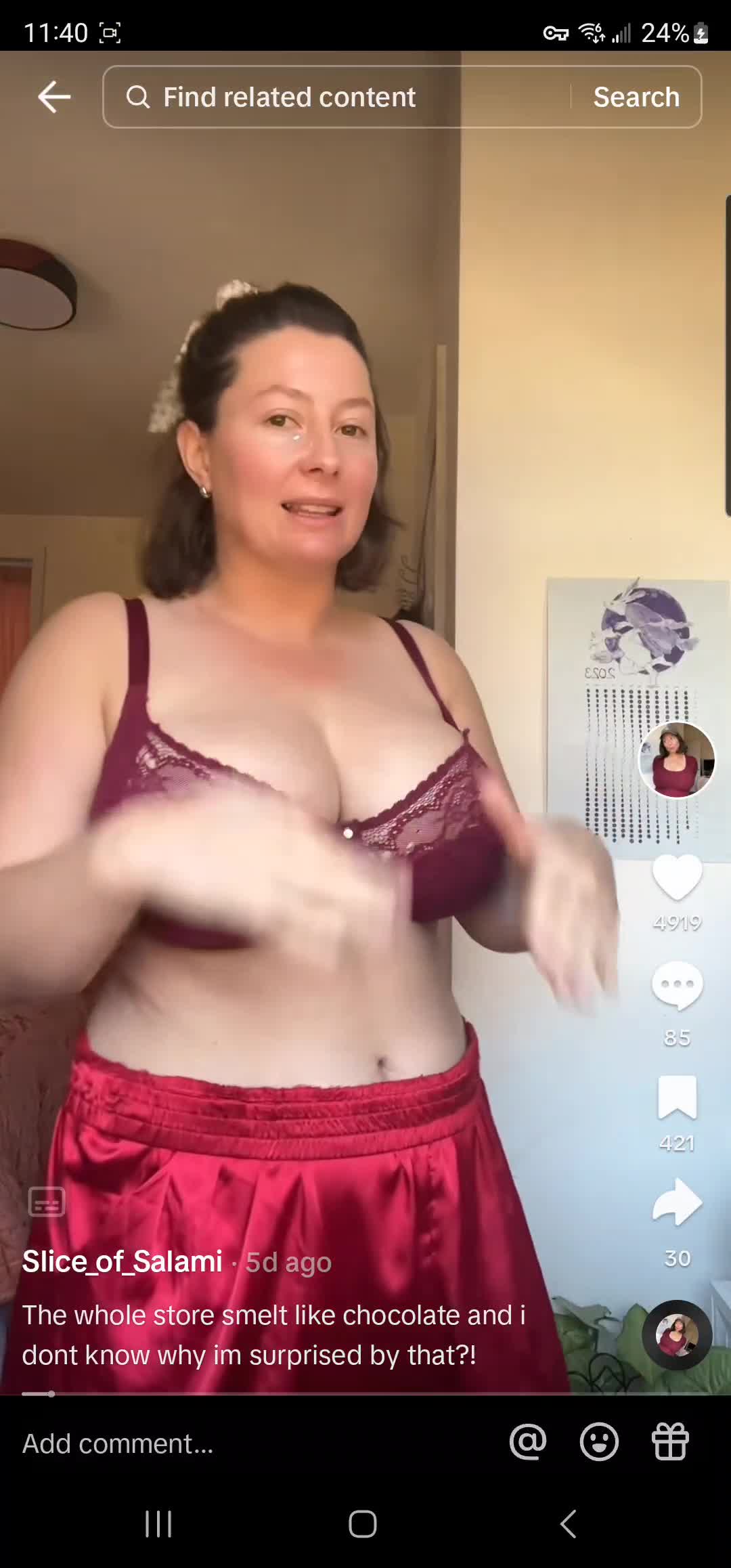 Video 641978 from Bel Larcombe slice_of_salami_