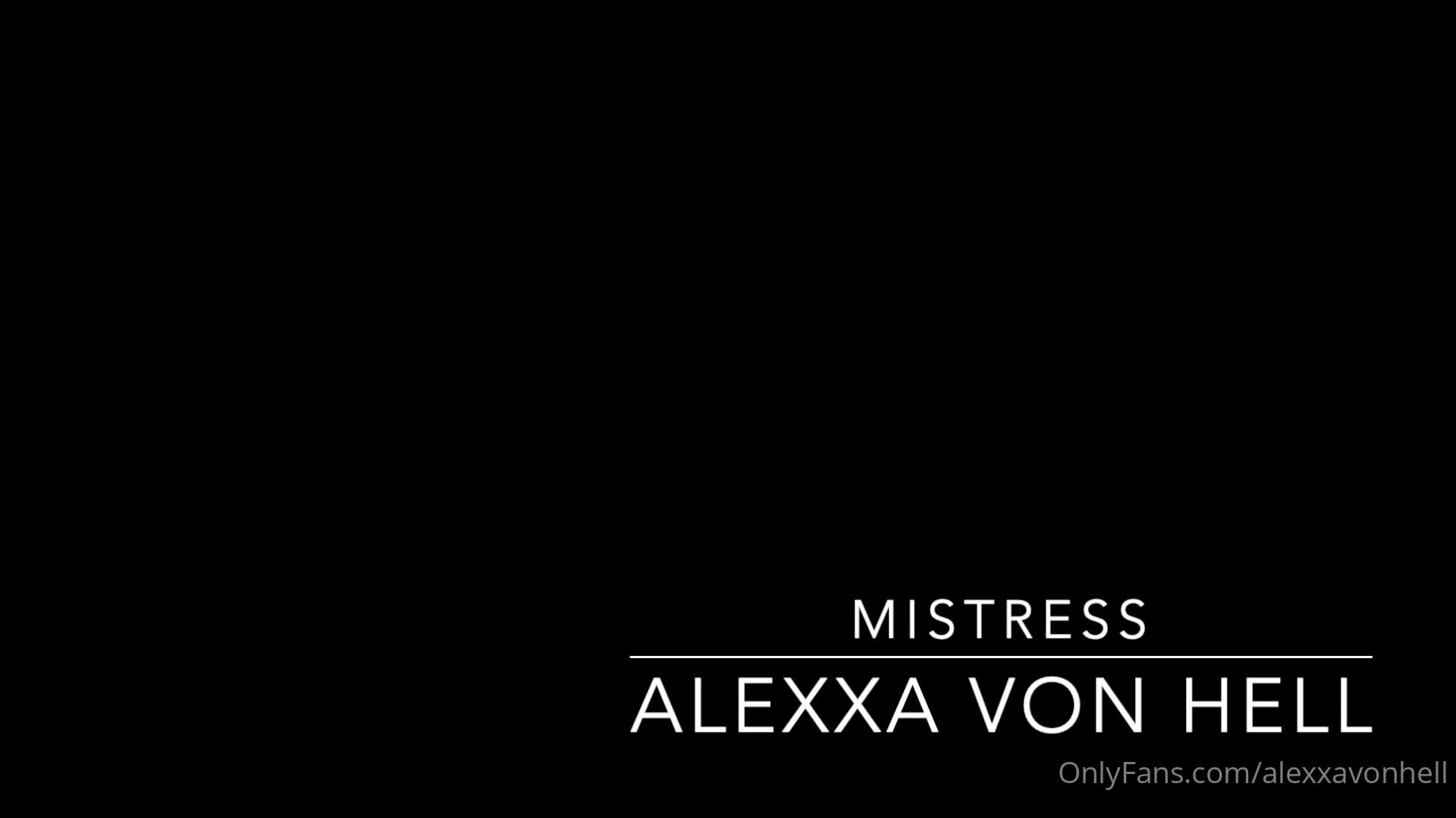 Video 921254 from Alexxa Von Hell / alexxavonhell