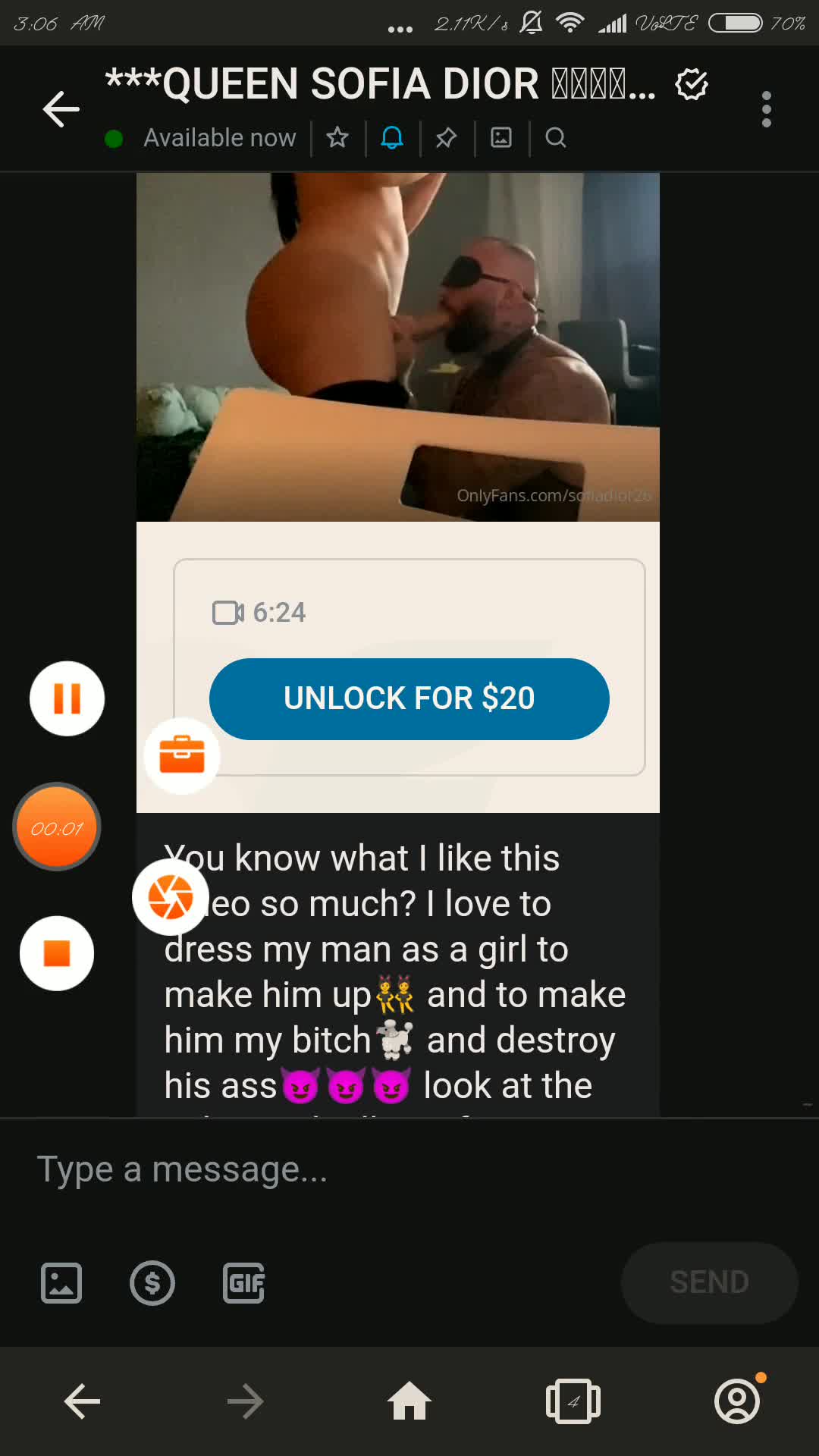 Video 926484 from Sofia Dior