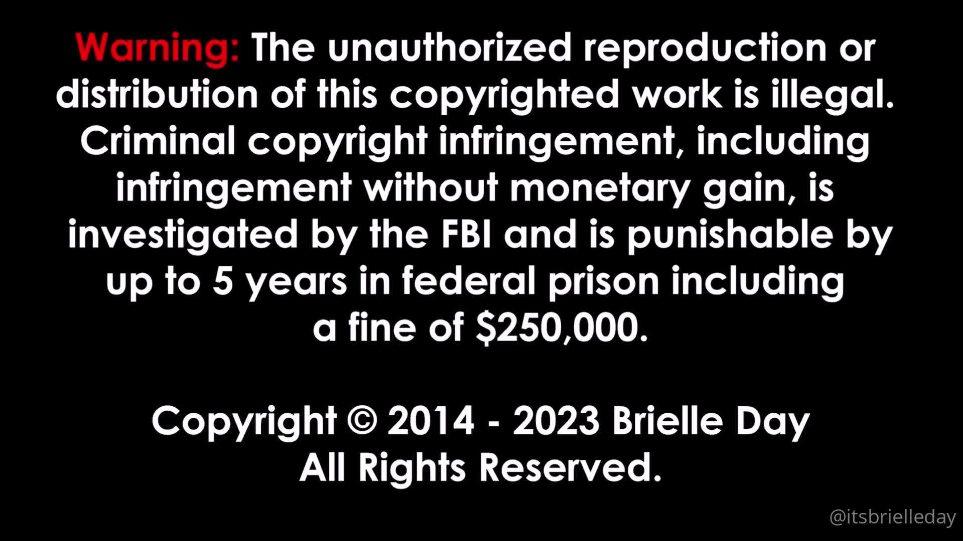 Video 940918 from Brielle Day