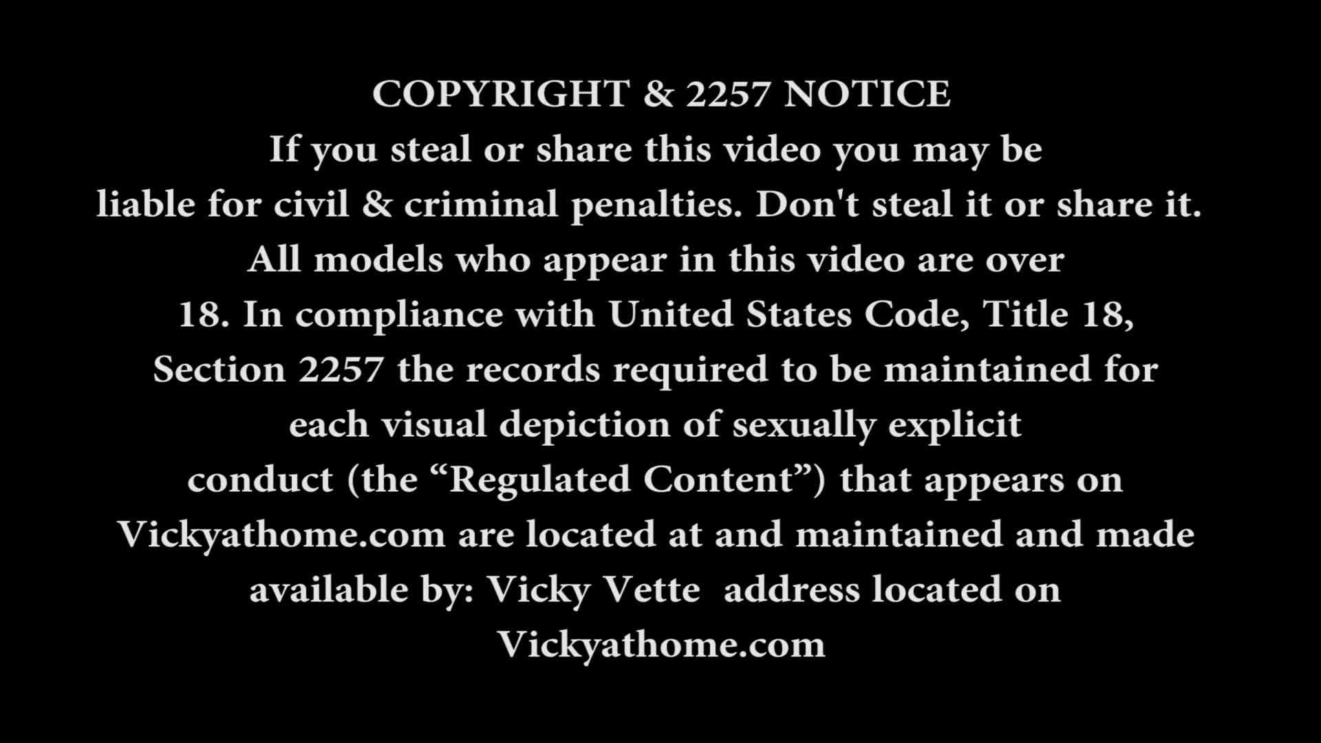 Video 943244 from Vicky Vette