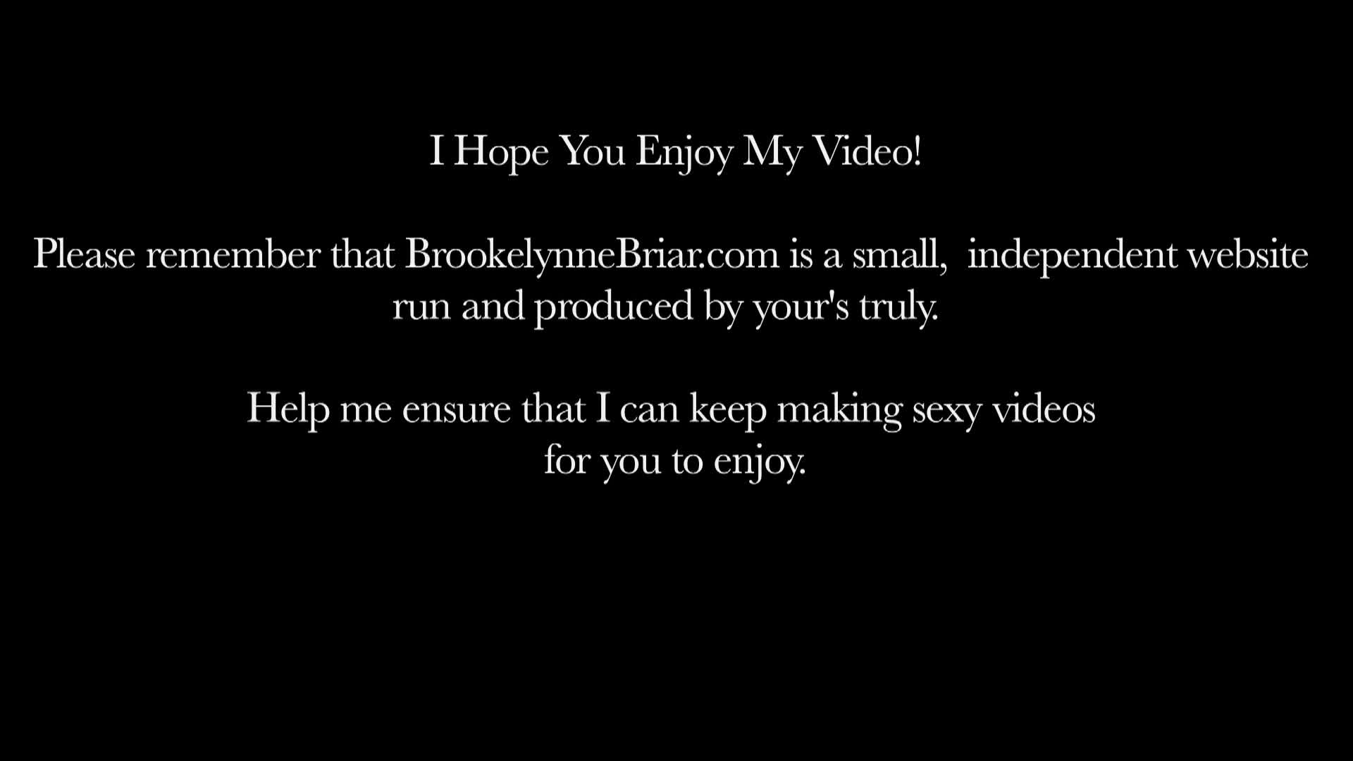 Video 1045355 from Brookelynne Briar