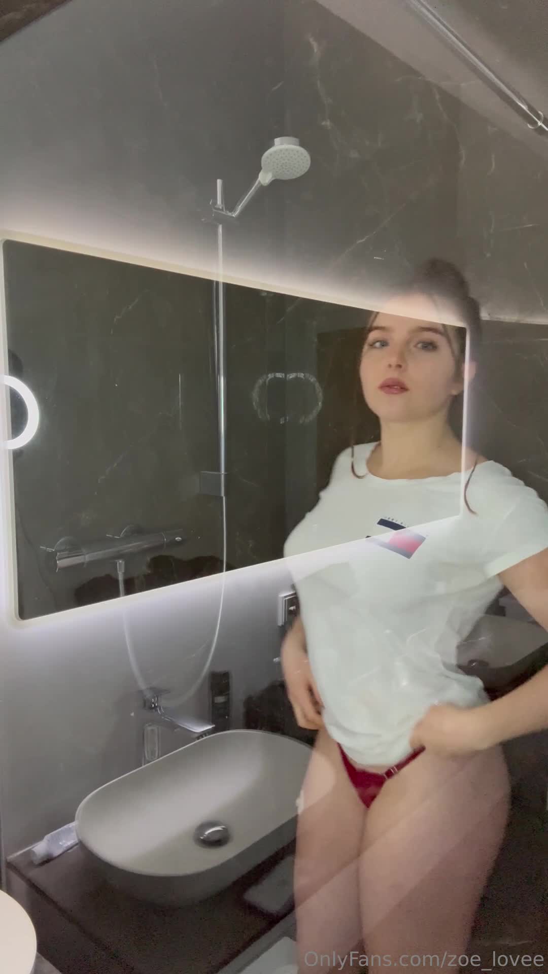 just Zoe — Nude In Bathroom thumbnail