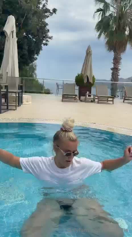 Jolie Becker — White Top By The Pool thumbnail