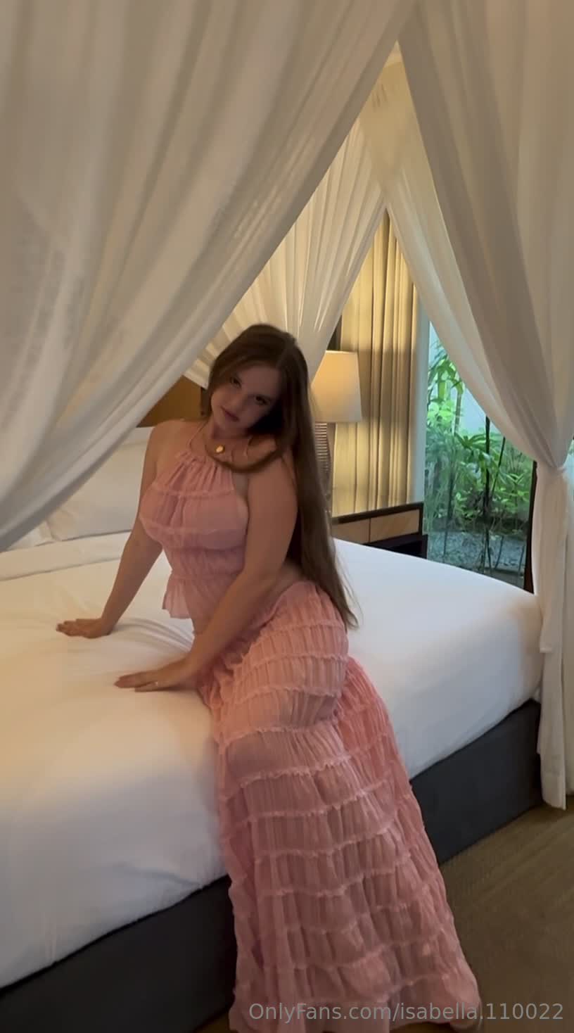 isabella.110022 — Pink Dress In Bedroom thumbnail