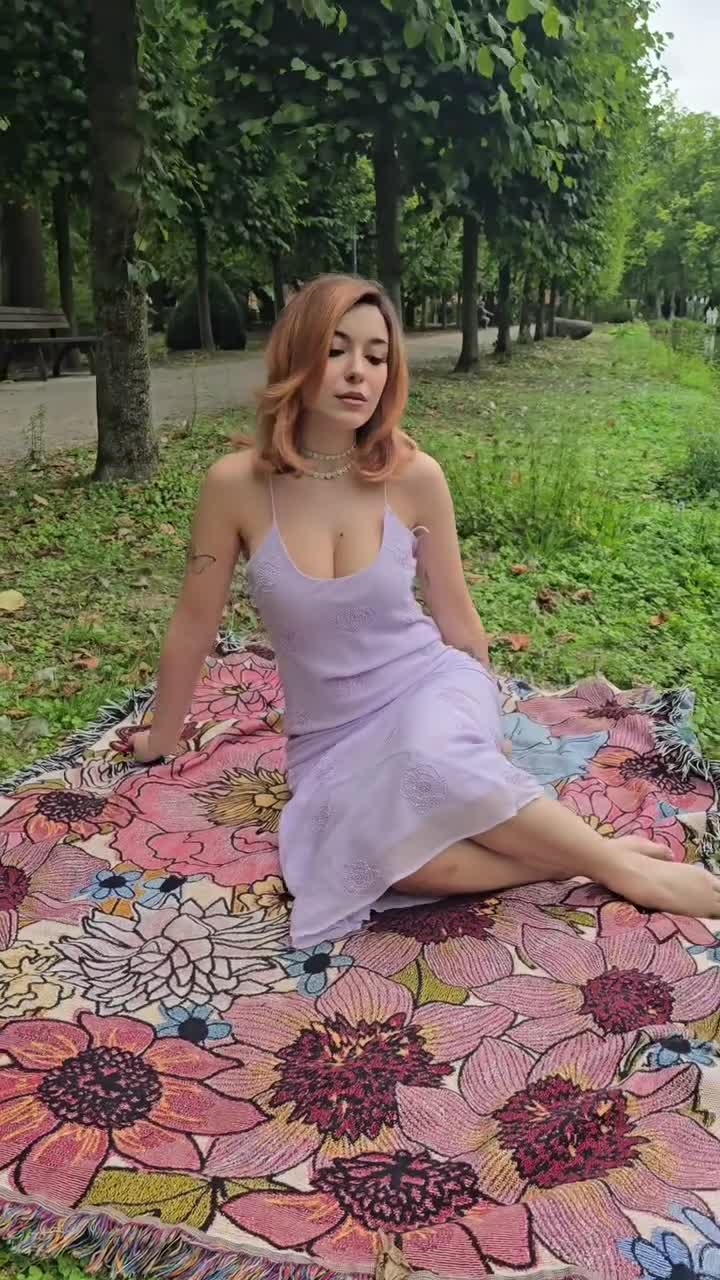 AnniTheDuck — Pink Dress Outdoors thumbnail