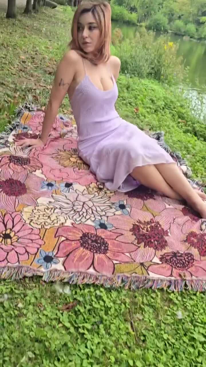 AnniTheDuck — Pink Dress Outdoors, 0:06 thumbnail