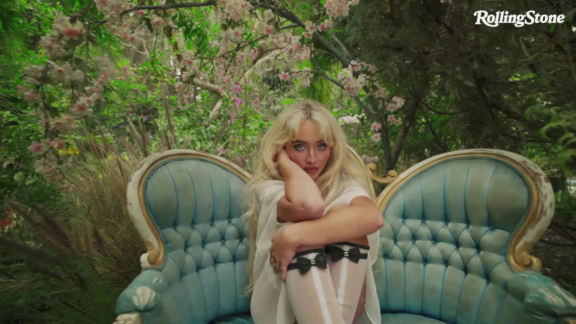Sabrina Carpenter — White Dress Outdoors thumbnail