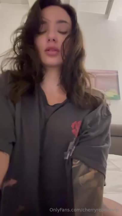 Cherryrebelle — Topless In Bedroom (2) thumbnail