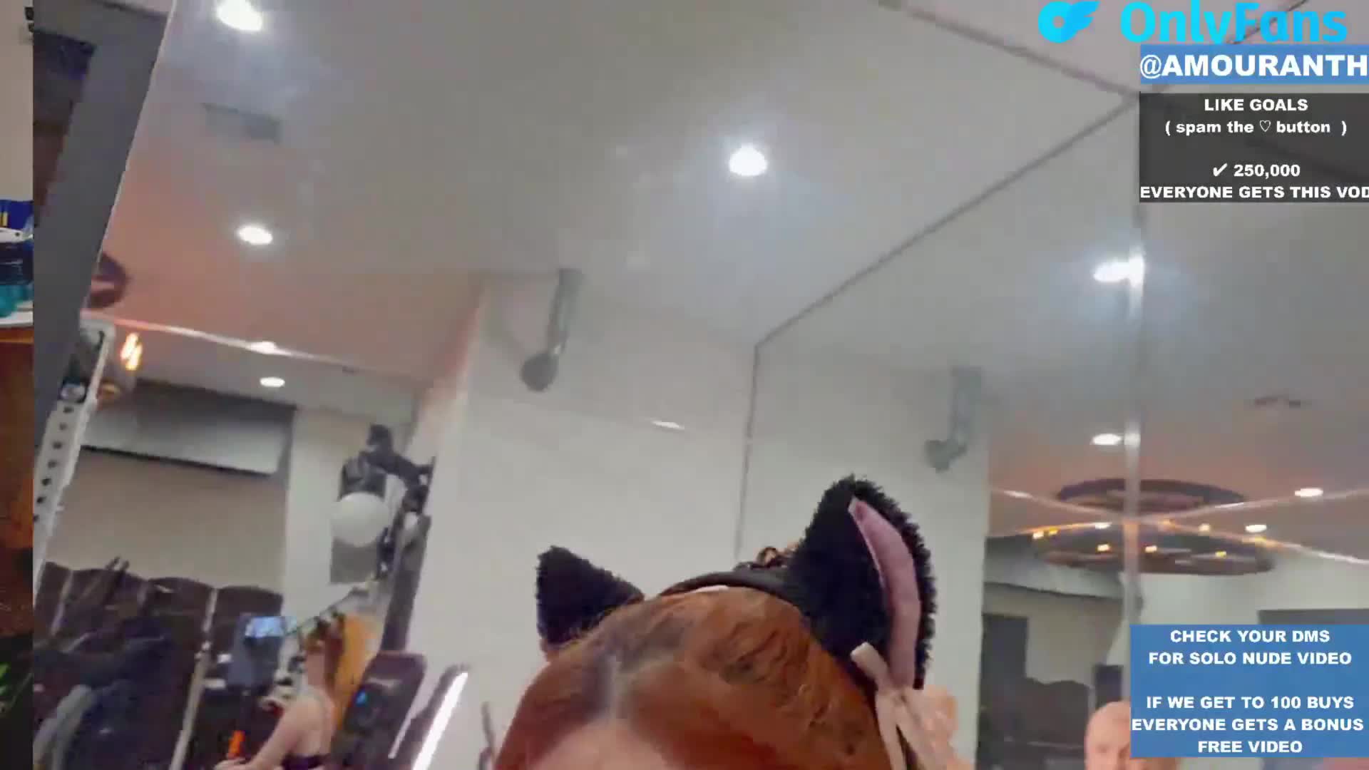 Amouranth — Black Lingerie In Bedroom (3) thumbnail