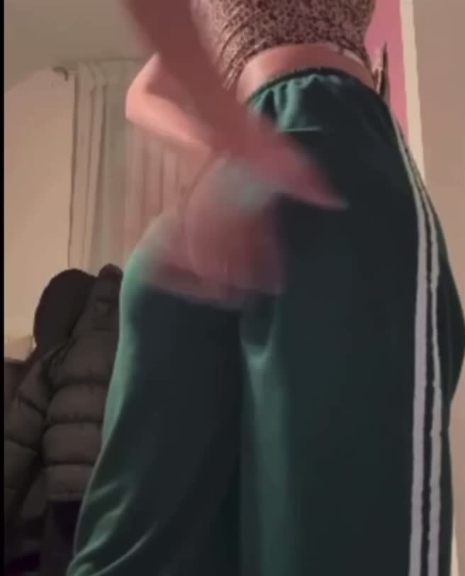 Giuliafrjc — Green Track Pants In Bedroom thumbnail