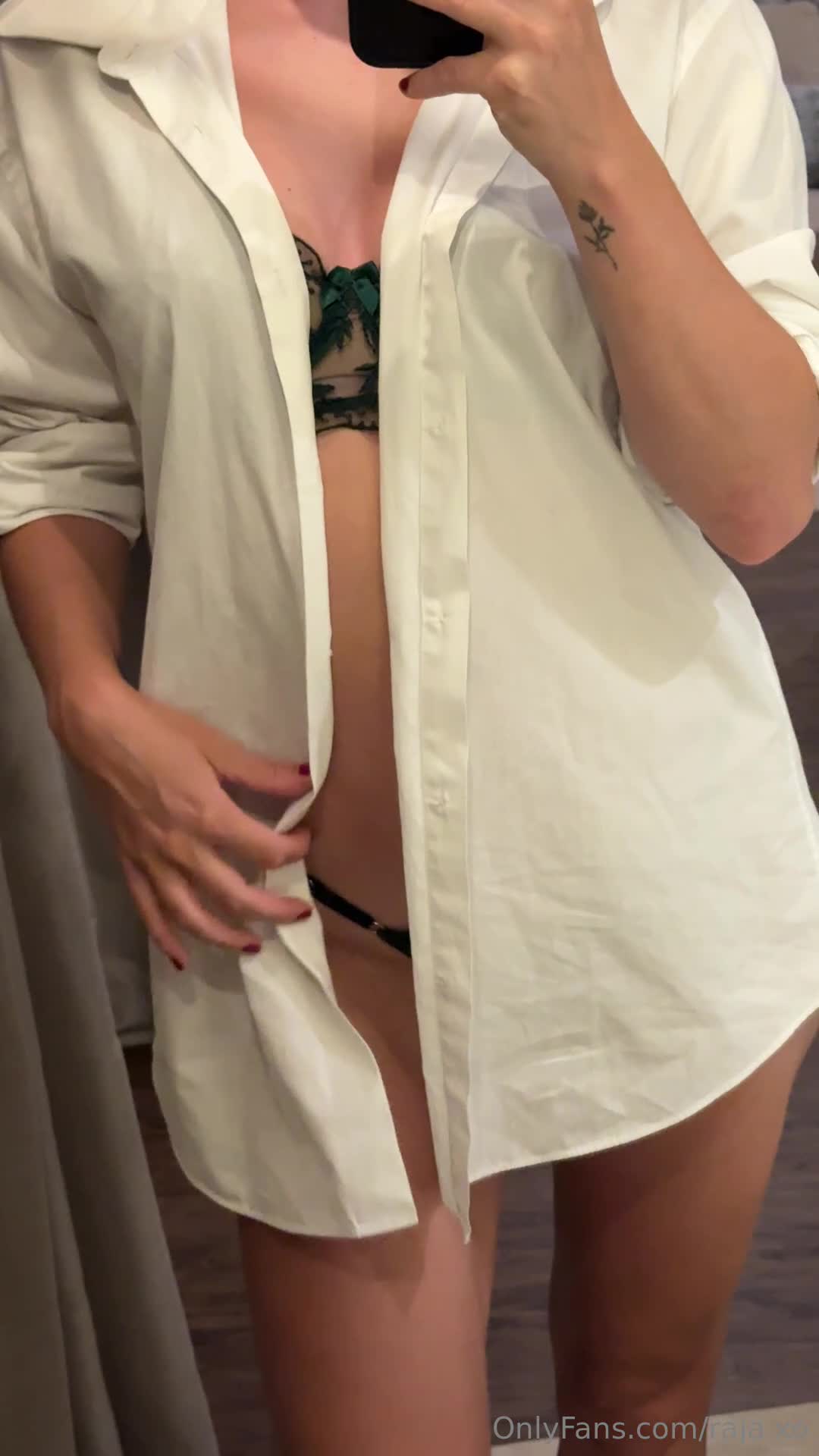 Raja Meissner — Nude, Black Thong thumbnail