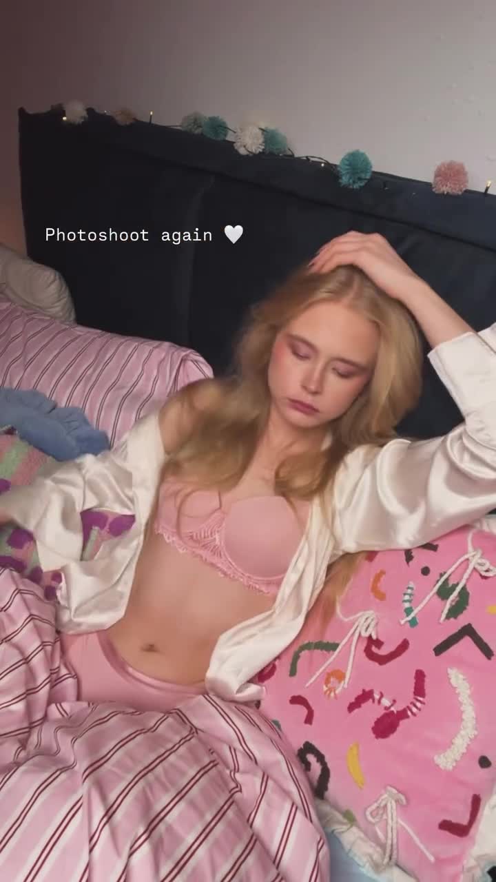 Marieejoan — Pink Lingerie In Bedroom thumbnail
