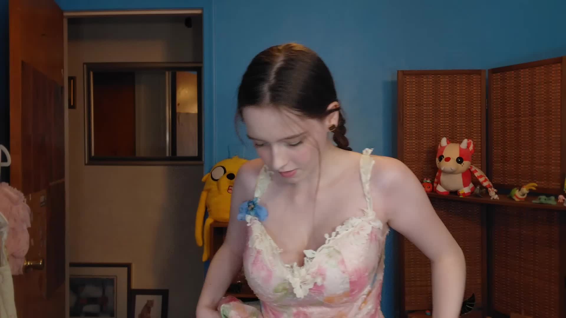 unoangryone | — Pink Dress In Bedroom thumbnail