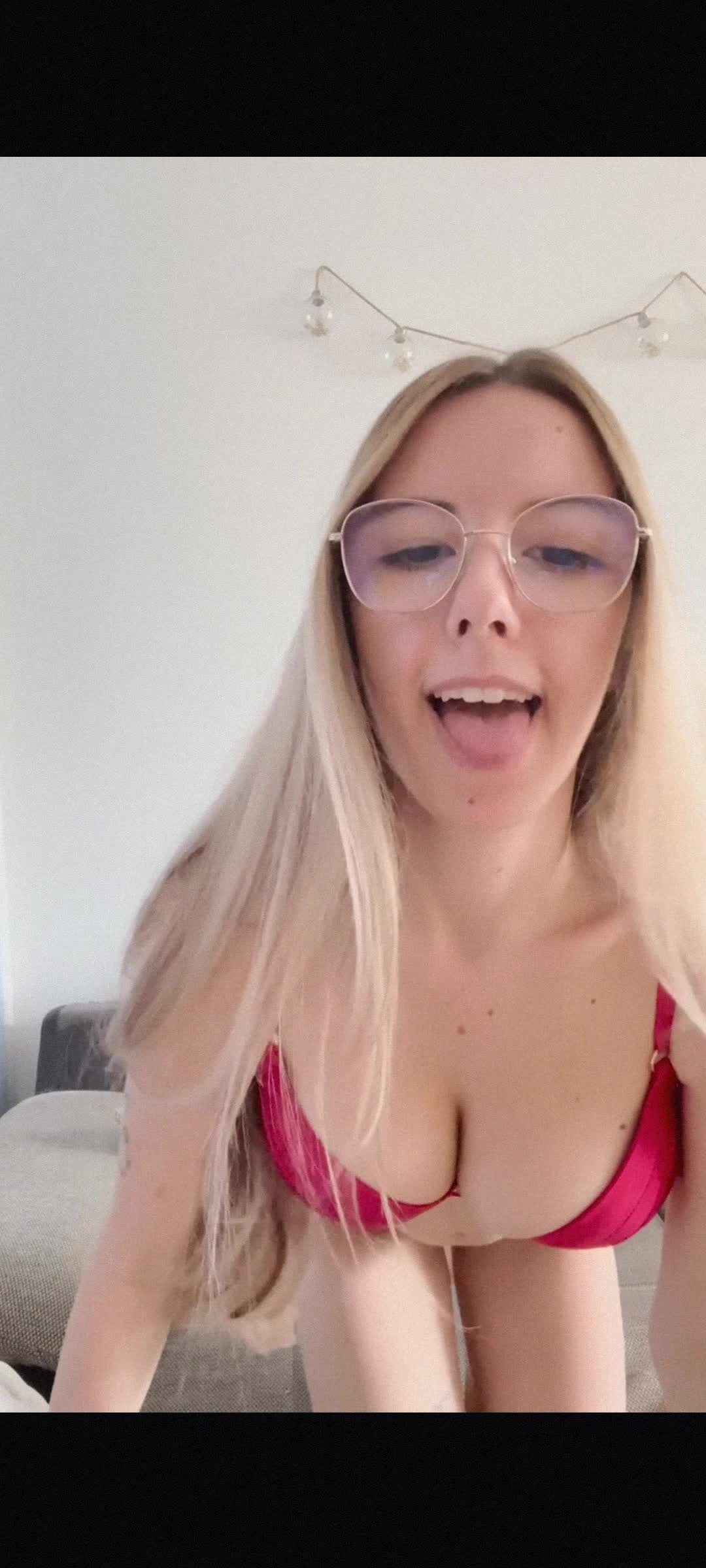 Kathy.Dreams — Red Lingerie In Living Room thumbnail