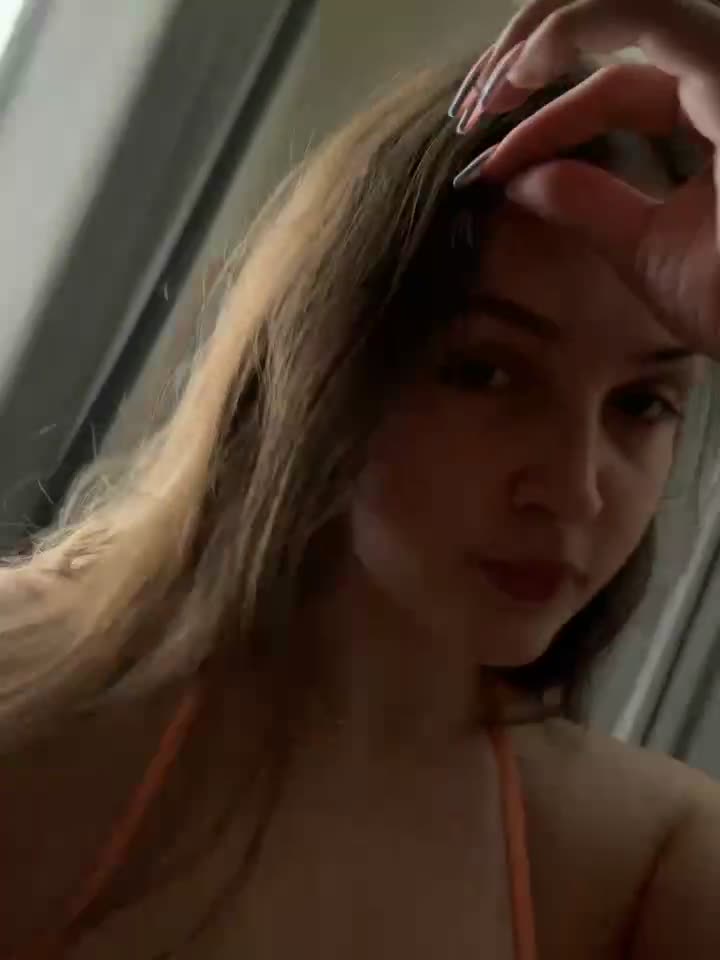 Liagym — Orange Bikini Top In Bedroom thumbnail