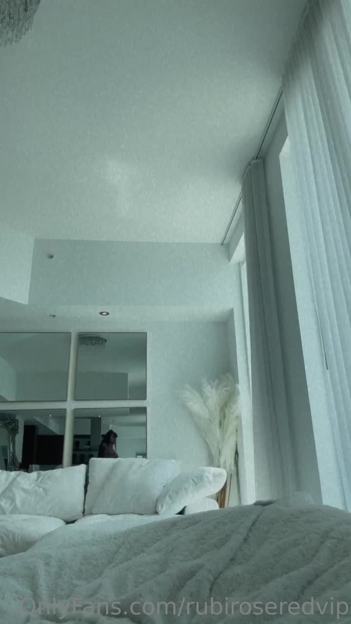 Rubi Rose — Red Thong In Bedroom thumbnail