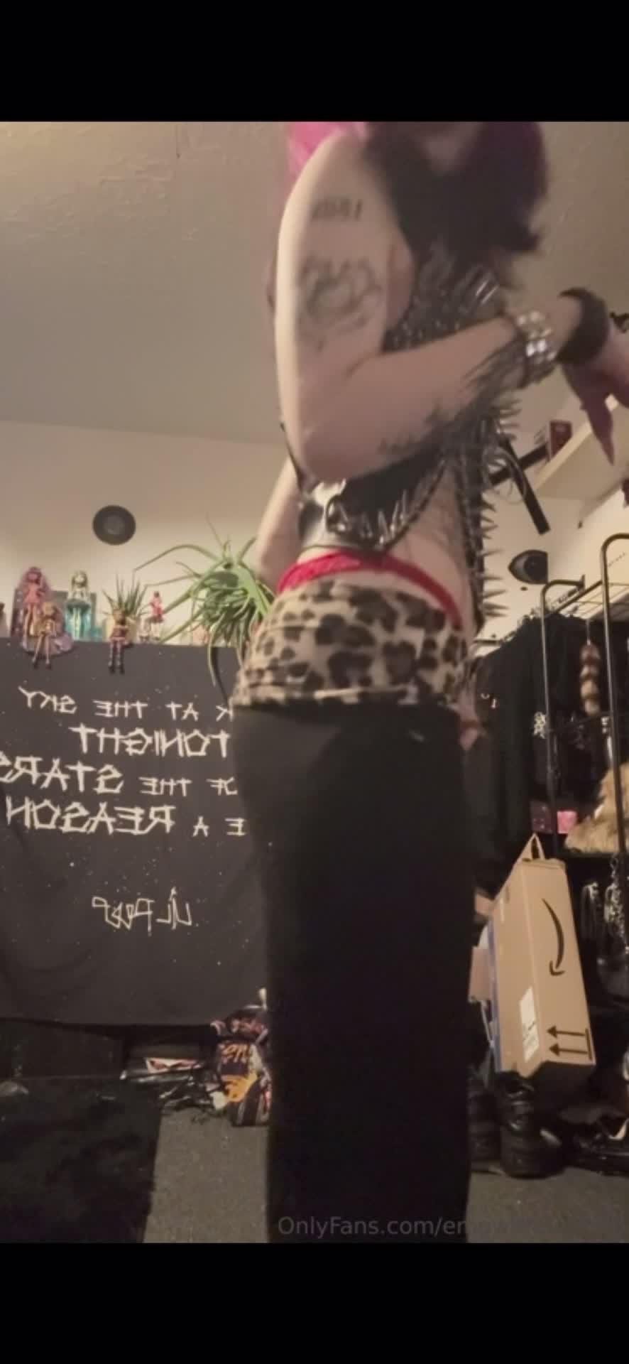 Emowithoutemo — Red Thong In Studio thumbnail
